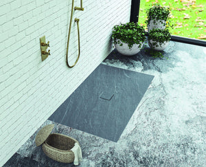Innovative New Slate Effect Shower Trays from Matki