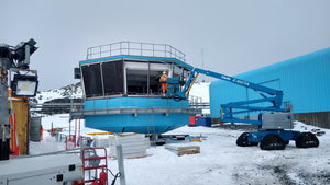 Nuevo edificio de investigación en la Antártida sellado a tiempo para el invierno