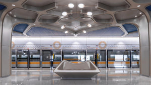 Chengdu reveals "futuristic" stations for its first fully-automated metro line