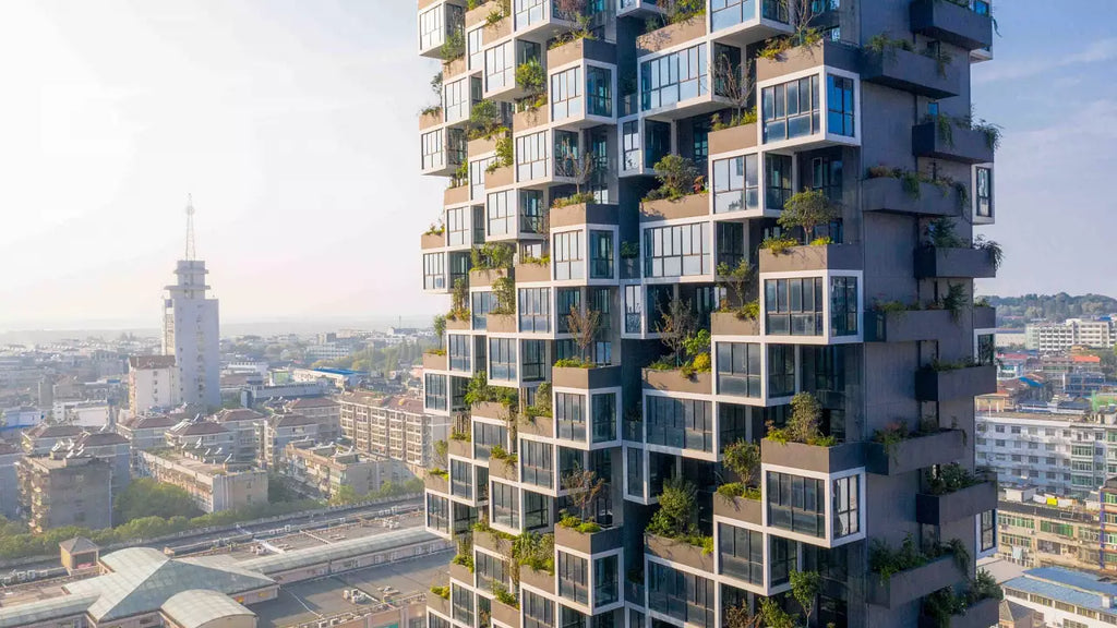 Take a look inside China's first vertical forest - home to 500 people and 5,000 trees