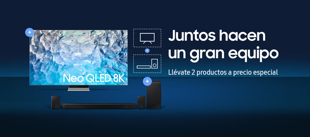 Combo Grande llega a Samsung Store para brindar una experiencia WOW con una gran Pantalla y una Soundbar Samsung