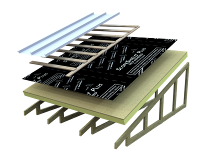 SlopeShield Plus Self-Adhered Vapor Permeable Air Barrier Roof ...