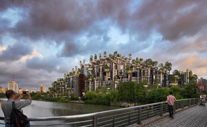 El edificio de los mil árboles: la construcción que parece una montaña en la ciudad de Shanghái