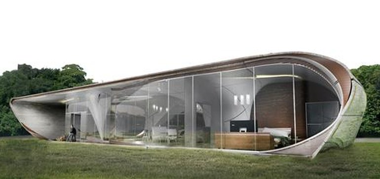 First free-form 3D-printed house could be completed this year
