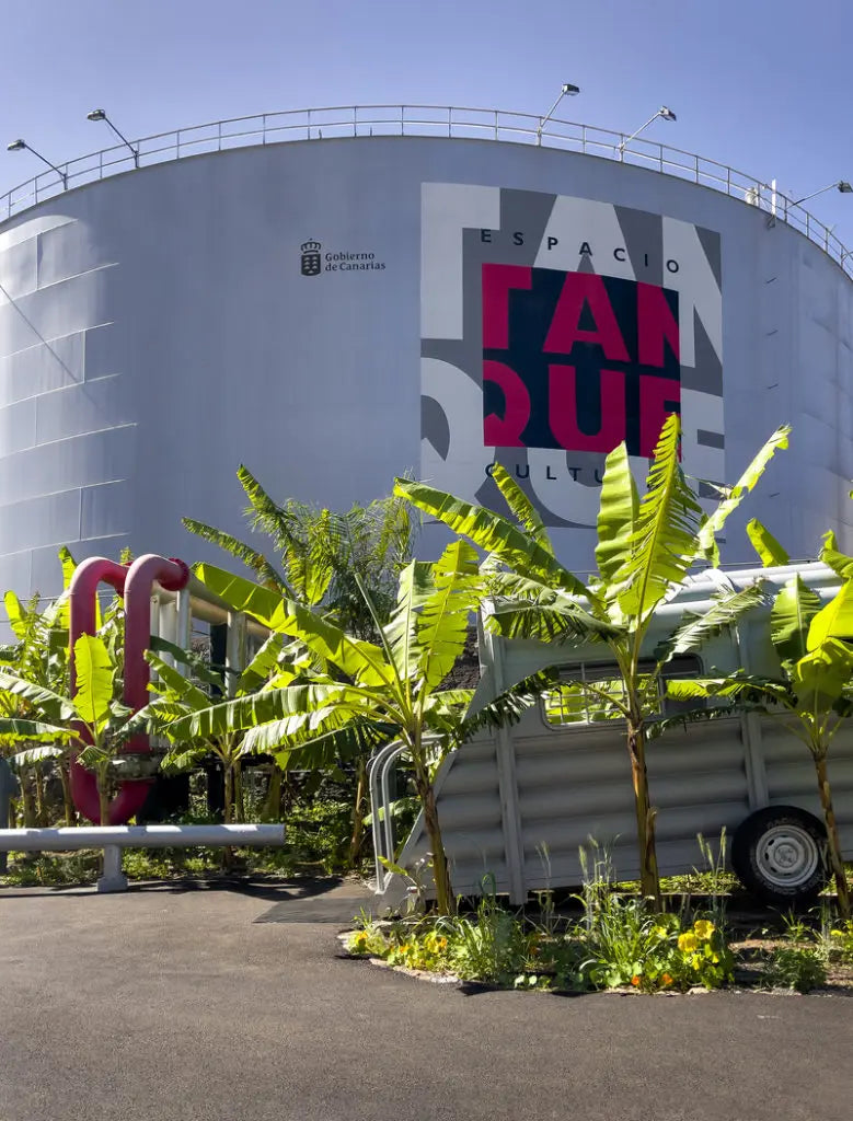 The new banana garden of the El Tanque Cultural Space, designed by Fernando Menis