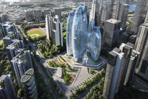 La sede de Oppo de Zaha Hadid Architects consta de cuatro torres interconectadas