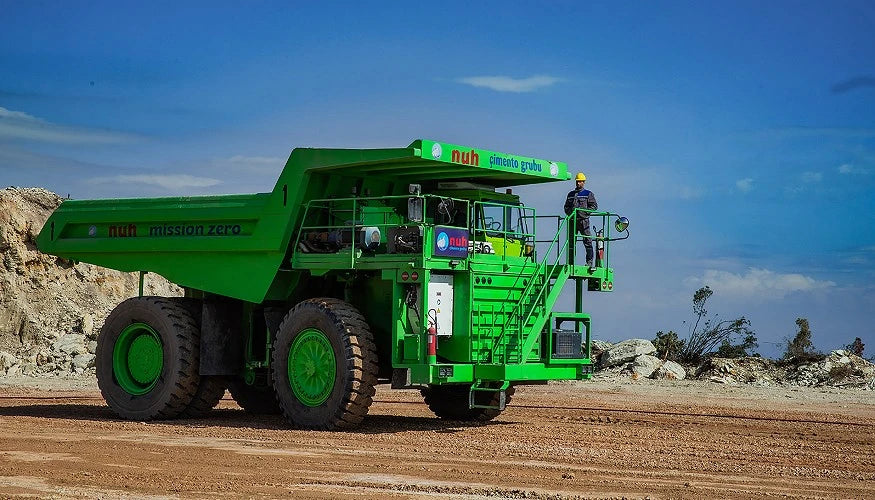 Nuh Cement y ABB completan la reconversión de un camión de transporte de propulsión diésel