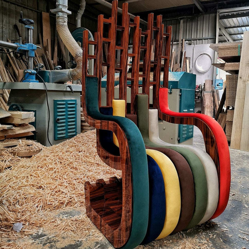 Colorful and Vivid Patterns in MANUELA armchair