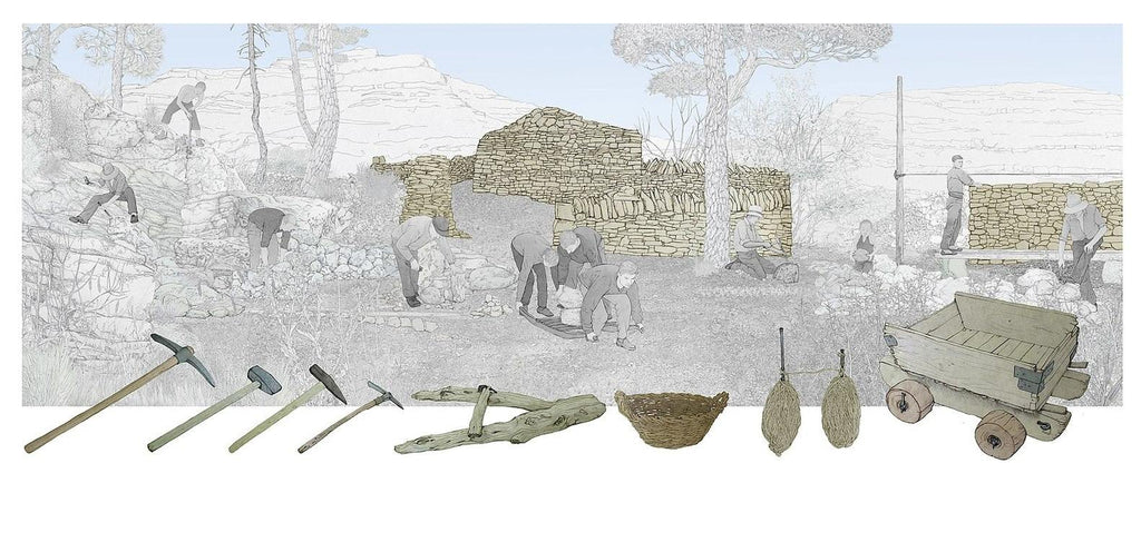 Historia de la construcción en piedra seca