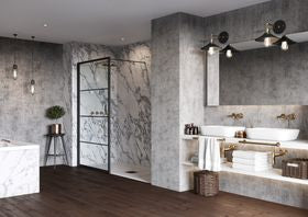 Por qué los paneles de pared del baño son una excelente alternativa a los azulejos del baño