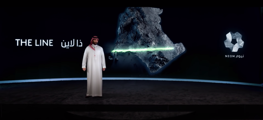 The Line: ciudad del futuro más allá del petróleo en Arabia Saudita