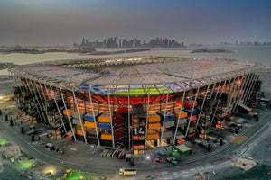 Estadio 974 es el primer campo desmontable en la historia de los mundiales