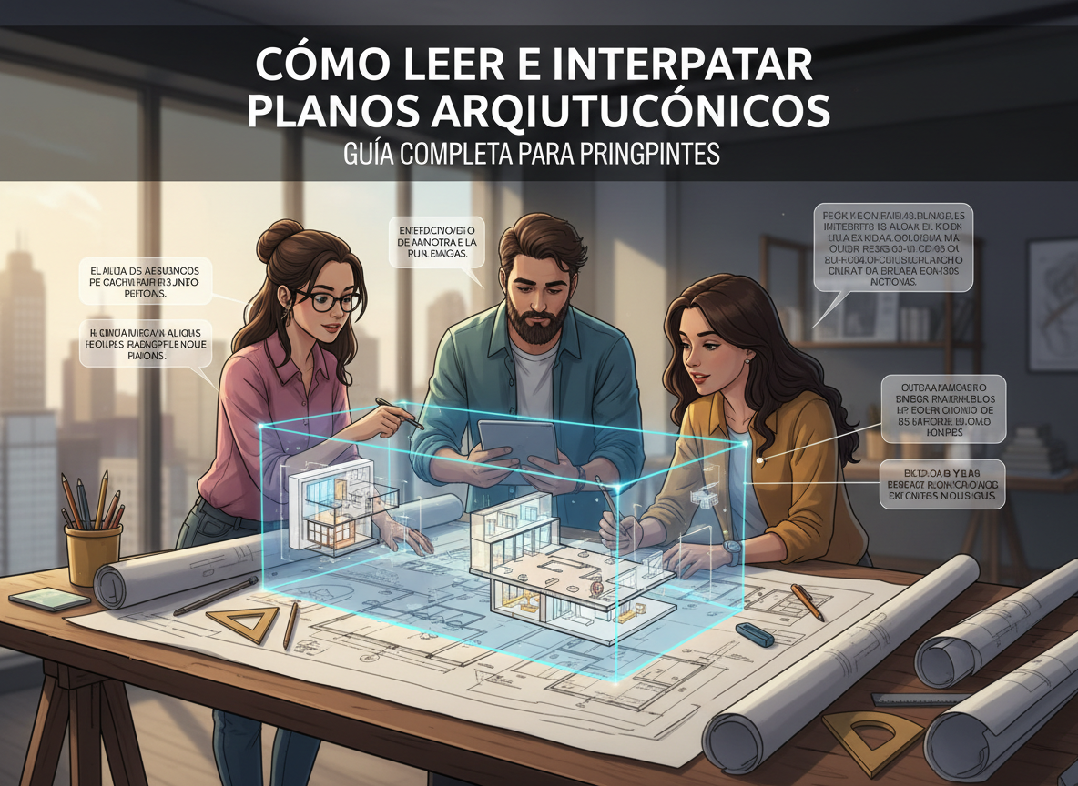 Cómo Leer e Interpretar Planos Arquitectónicos: Guía Completa para ...