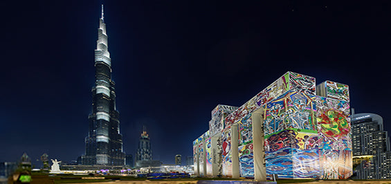 Leon Löwentraut: Presentación del "Global Gate" en Dubai