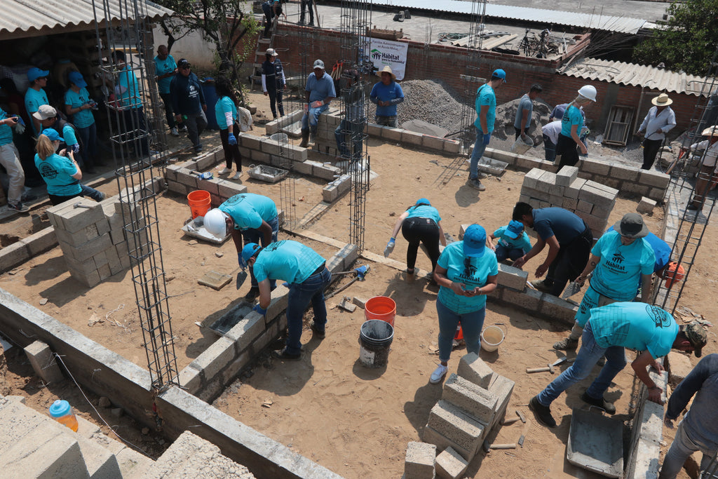 Hábitat para la Humanidad México inicia la celebración de su 30 aniversario con una experiencia constructiva