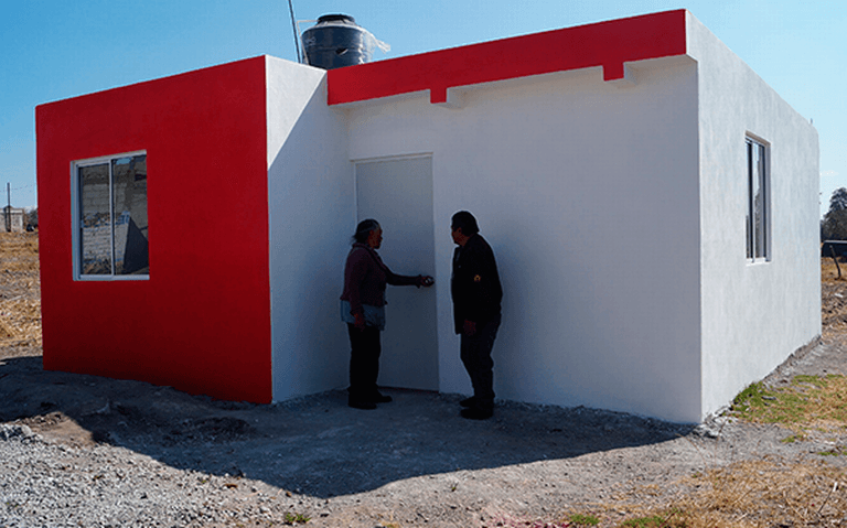 Culmina comuna de Españita construcción de 100 viviendas