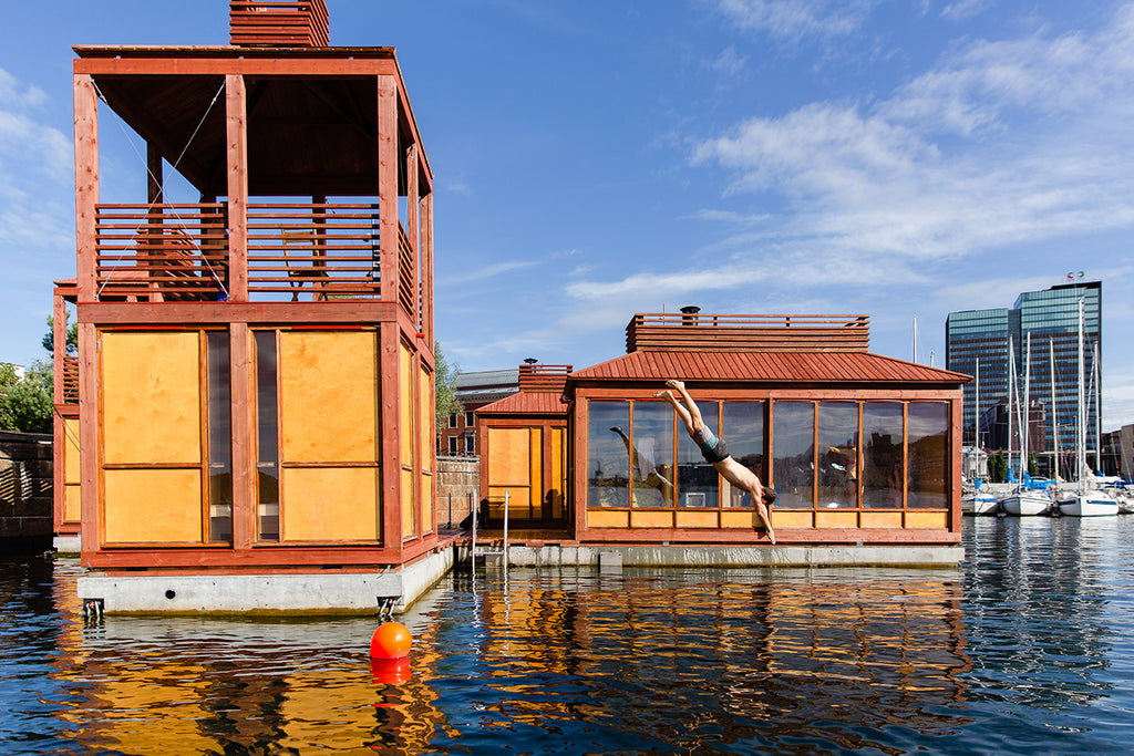 Bademaschinen Sauna / ACT! + Borhaven Arkitekter