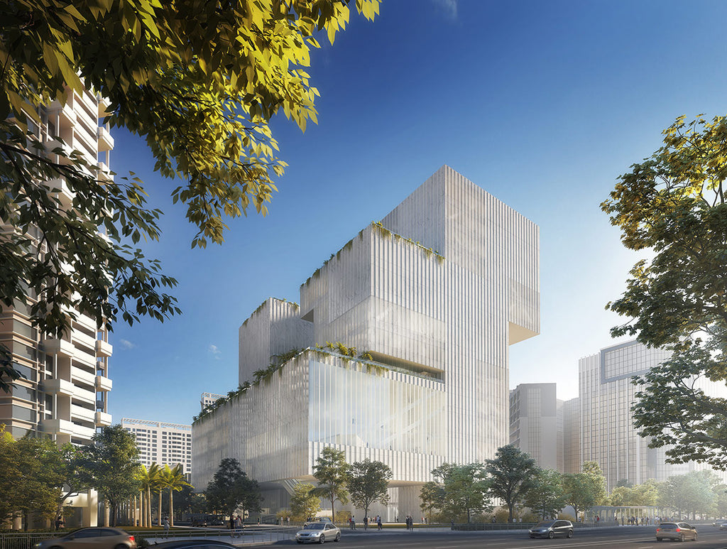 Comienza el trabajo en el centro cultural Bao'an apilado en Shenzhen