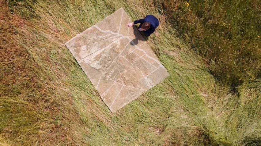 Quemada y despoje alfombra de Dyland captura consecuencias de sequía en Holanda