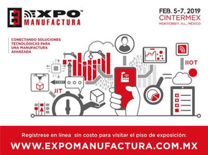 Visitenos en Expo Manufactura 2019