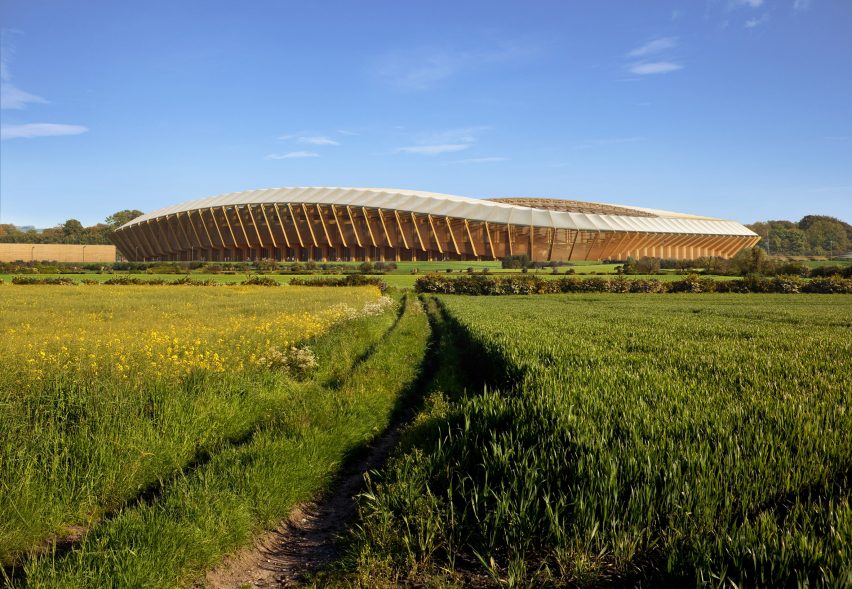 Zaha Hadid Architects obtiene la aprobación para el primer estadio totalmente de madera del mundo