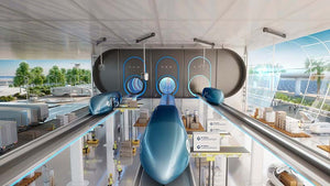 foster + partners and virgin hyperloop one announce shipping loop collaboration