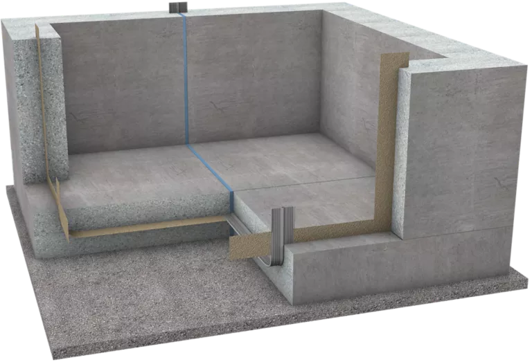 Sello de juntas impermeables para estructuras nuevas de concreto, Sika Waterbar