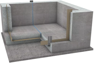 Sello de juntas impermeables para estructuras nuevas de concreto, Sika Waterbar