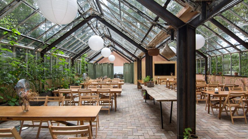 Forma transforms century-old glasshouse into Væksthuset climate classroom