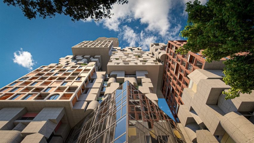 OODA designs staggered skyscraper in Tirana as "unique vertical village"