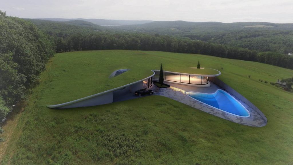 House under the hill in Nashtarood, Iran by mrk office / Mohammad Reza Kohzadi