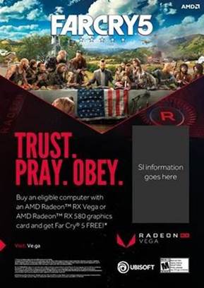 FAR CRY 5 PC STANDARD EDITION al adquirir sistemas preinstalados Radeon