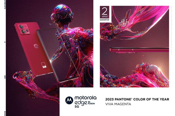 Inicia la preventa en México del primer celular con el Color Pantone del año 2023: motorola edge 30 fusion Viva Magenta