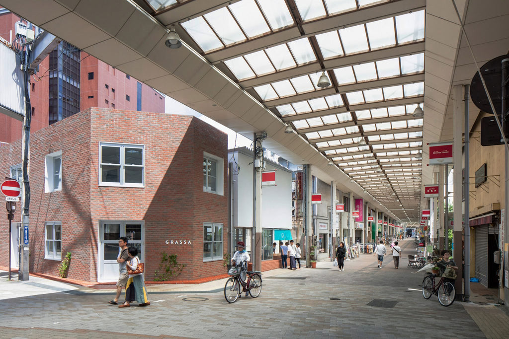 Schemata Architects designs tiny Nakamata sweet shop in Maebashi