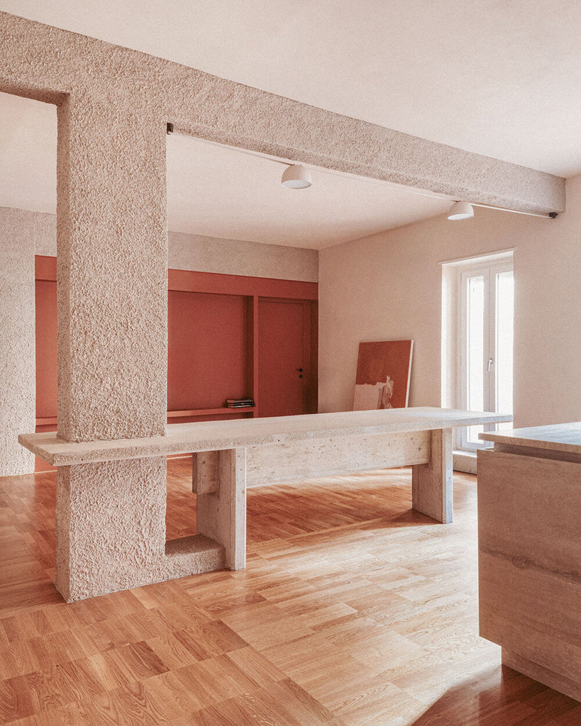 CUATRO ESPACIOS DE STUDIO TRACCIA, UNA REFORMA DE 120 M2 EN ROMA