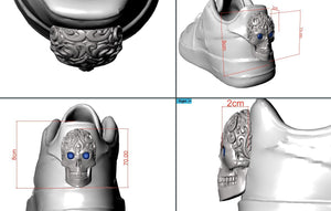 Braggao x LUZO: los extravagantes sneakers de Christian Nodal