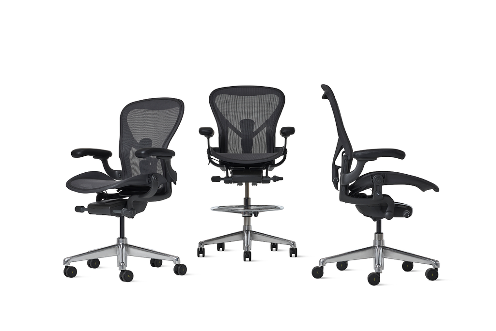 Herman Miller presenta la silla y taburete Aeron ESD para entornos de descarga electrostática (ESD) de alto rendimiento
