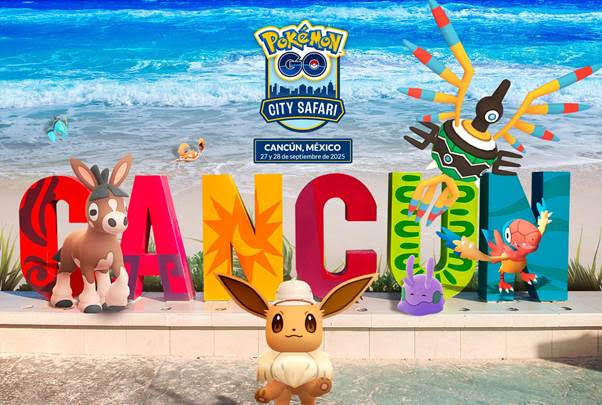 ¡Diviértete con el Rally de Sellos en el City Safari de Pokémon GO en Cancún!