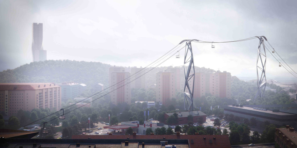 UNStudio diseña IJbaan, el primer teleférico de Amsterdam