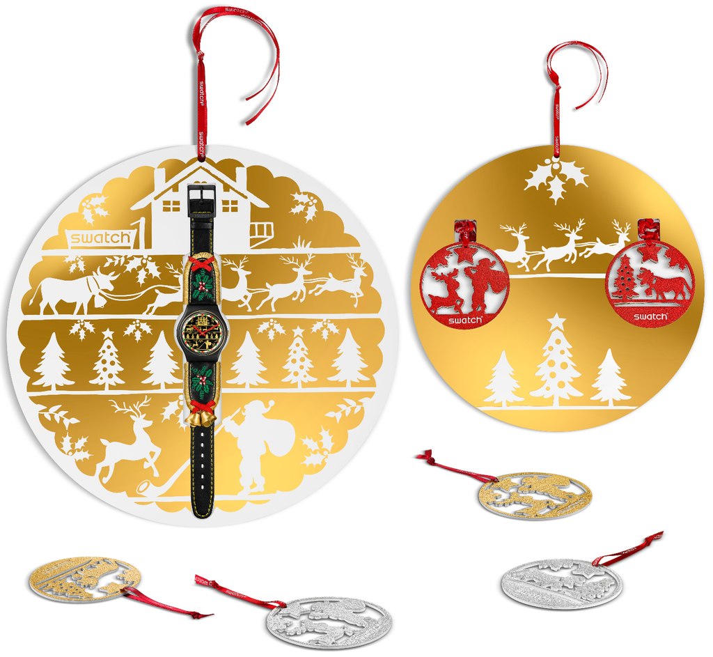 Swatch y Santa Claus llegaron a la ciudad con la nueva Holiday Collection