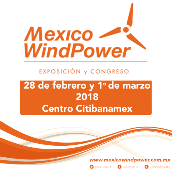 Visitenos en Mexico WindPower 2018